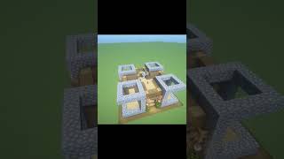 Minecraft 11x11 Starter House #minecraft #shorts