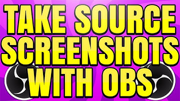 How to Take a Screenshot with OBS