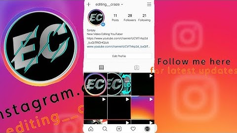 How To Make Instagram Intro ll Instagram Intro kaise bnata hai ll Editing Craze ll