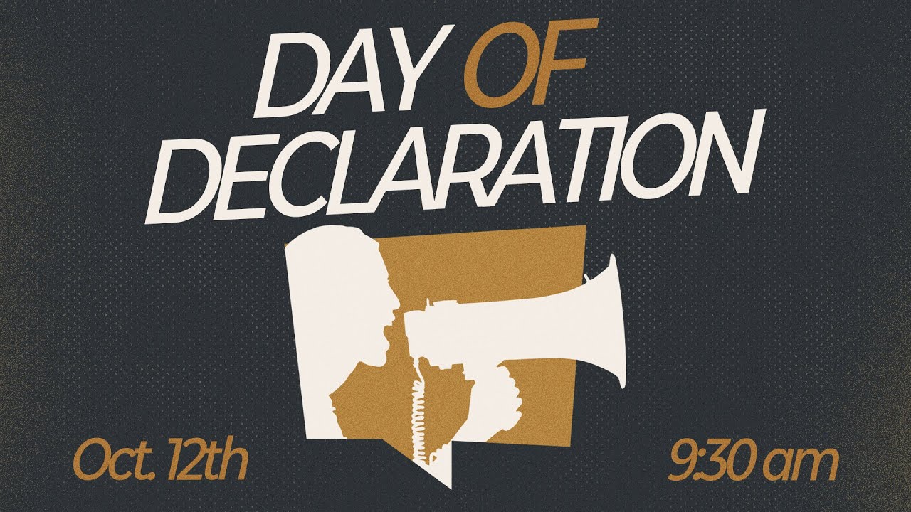 Day of Declaration - Sunday October 12th - YouTube