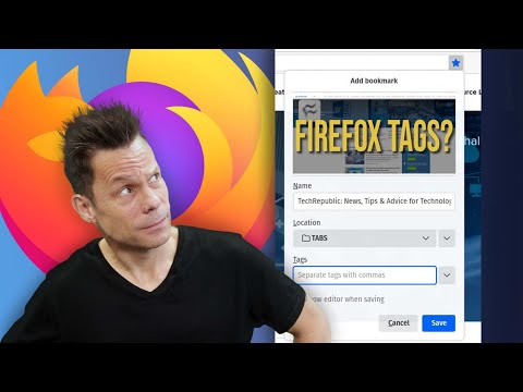 How to use the Firefox tagging system