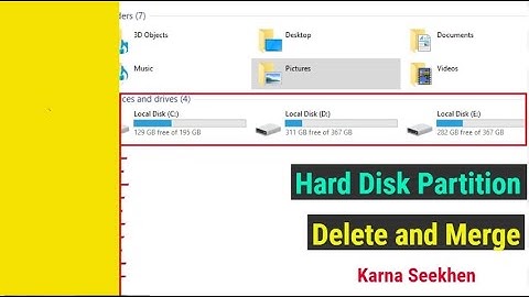 How to Delete and Merge Hard Disk Partition | Increase Partition Size | Hindi/Urdu.