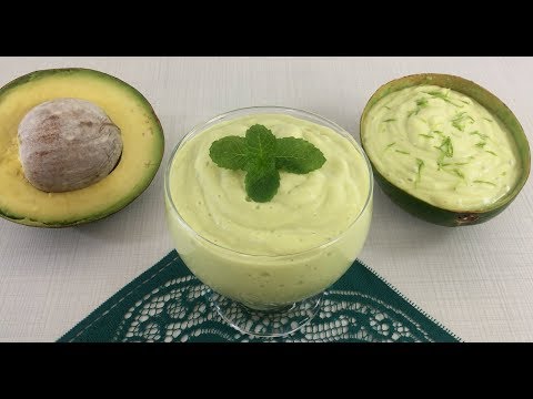 MOUSSE DE ABACATE #52 - INOVE RECEITAS