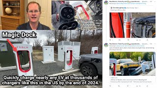 Future of Fast Charging Sparks Joy in US&#39;s Non-Tesla EV Road Trippers - Supercharged Magic Docks!