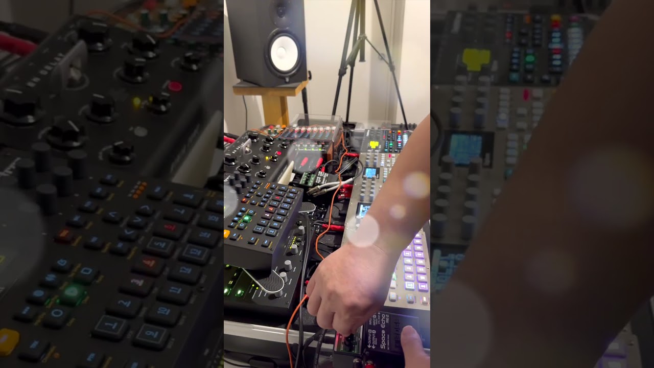 Elektrons trinity and erica synth zen delay and acidbox. Boss-RE-02