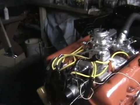 GMC 305-E V-6 rebuilt. (first start) - YouTube