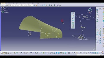 TẠO BỀ MẶT QUA CÁC TIẾT DIỆN KHÁC NHAU | MULTI SECTION | CATIA