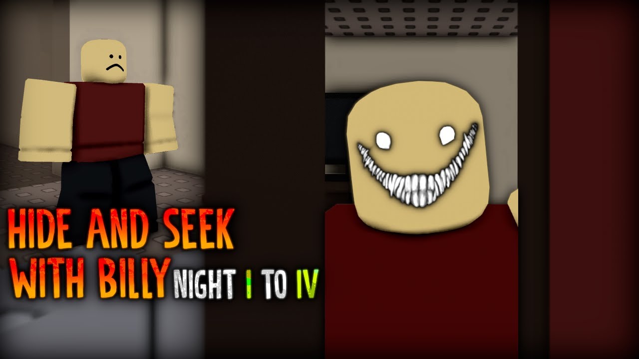 ROBLOX - Hide And Seek With Billy - Night 1 to 4 - Full