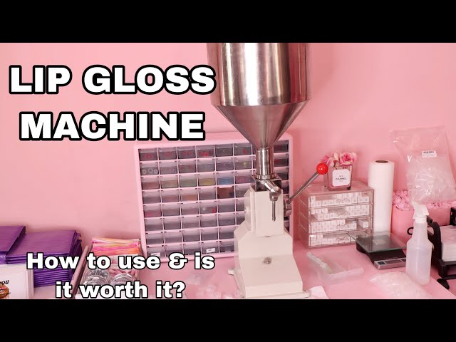 HOW TO FILL GLOSS USING A LIPGLOSS MACHINE  IS IT WORTH THE MONEY? FILL  GLOSS FAST 