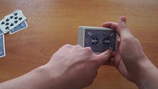 Карточные Трюки #12:  Как выстреливать карту из колоды? Обучение карточным трюкам.