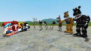 FNF VS TROLLGE VS FNAF ANIMATRONICS!! Garry's Mod Sandbox