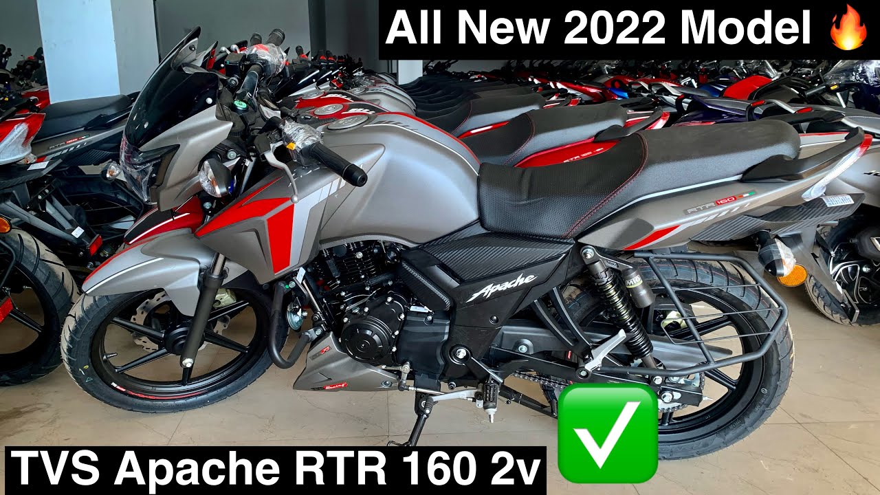 TVS 2022 T Grey Apache RTR 160 2v 