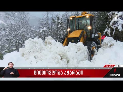 დიდთოვლობა საქართველოს რეგიონებში