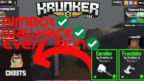 Krunker.io 4.3.0 Free Hacks & Cheats (WORKING)*Free* BEST KRUNKER.io *CHEATS* | GET *EVERY SKIN* |