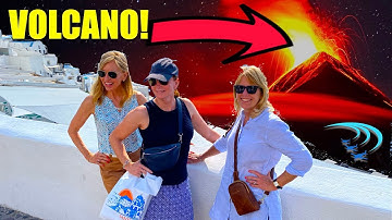 SANTORINI WAS  SMOKING.... Day #5 of our Mediterranean Adventure!
