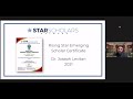 REMARKS| DR. JOSEPH LEVITAN, RISING STAR EMERGING SCHOLAR CERTIFICATE || 2021 A. NOAM CHOMSKY AWARDS