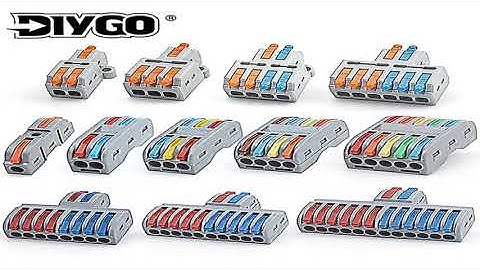 5PCS Fast Wire Connector Push-in Electrical Terminal Block Universal Splicing Wiring Cable Connect