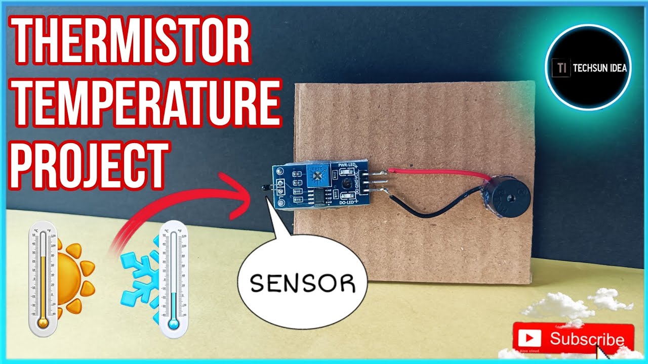 Make a Heat Sensor Circuit with Thermistor | Detect Heat Without Arduino | DIY Project