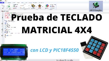 Teclado Matricial 4x4 para programación en C con librería