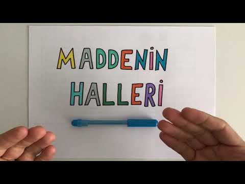 4 Fen Bilgisi /MADDENİN HALLERİ (4. Ünite)