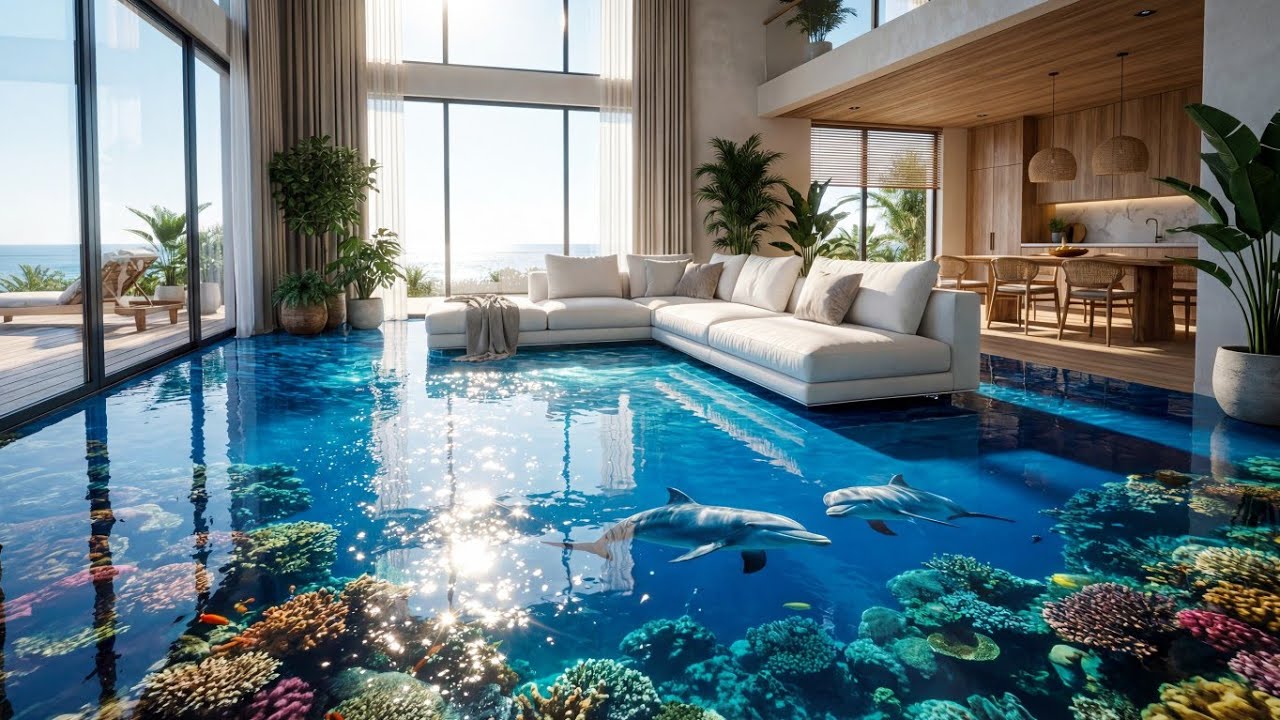 Top 5 Satisfying Epoxy Floor Transformations | 3D Ocean & Metallic Resin (Factory Process)