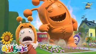 giant slick figure blocks jeff s driveway oddbods full episode