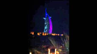 Burj Al Arab at night