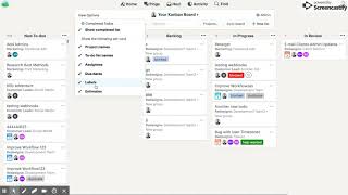 User Kanban Boards