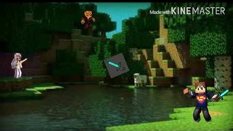 Minecraft intro template with no text