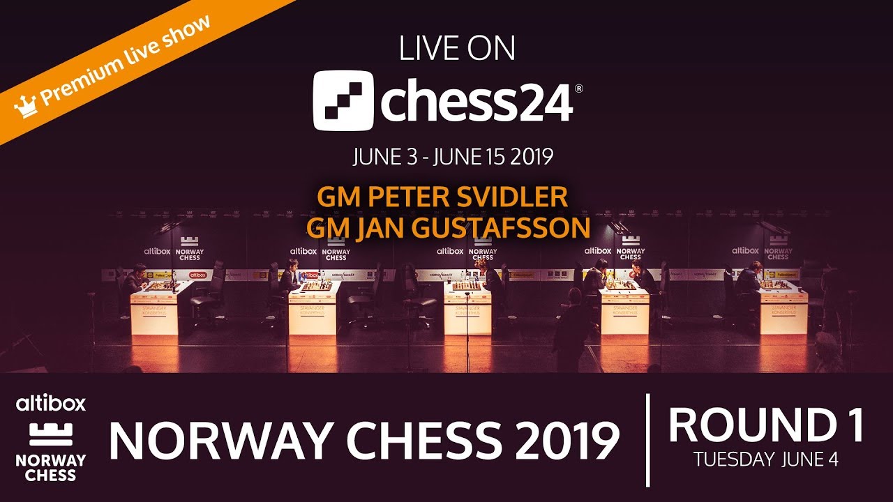 Altibox Norway Chess Round 1  Svidler & Gustafsson's live commentary 