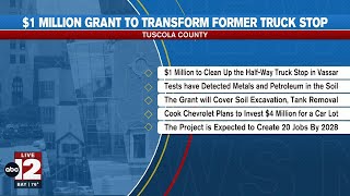 $1 million grant to transform Vassar truck stop into auto dealership