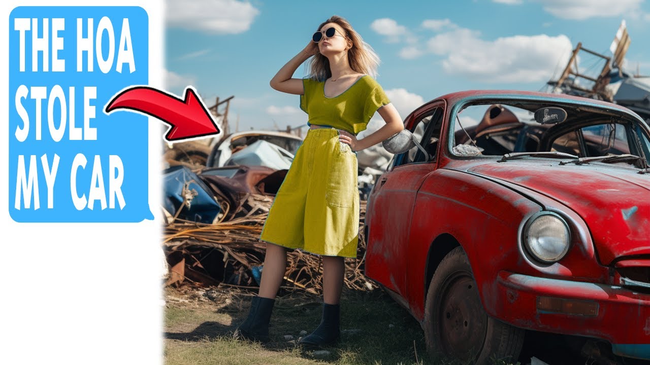 HOA Karen ILLEGALLY Towed My RARE Car to Junkyard! I Sue Them For ...