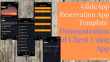 GlideApp Reservation App Client Using