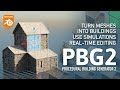 Procedural Building Generator 2 for Blender!