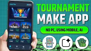 Tournament Application Banaye Mobile Se | Coding Nahi Chahiye