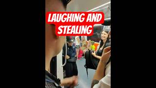 Pickpockets Laugh And Steal