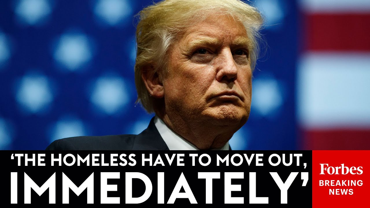 BREAKING: Trump Says Homeless Must Leave D.C. ‘Immediately’ Before Crime Crackdown Press Briefing