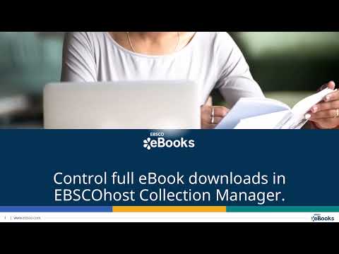 How to: control full eBook downloads in eBook Manager.