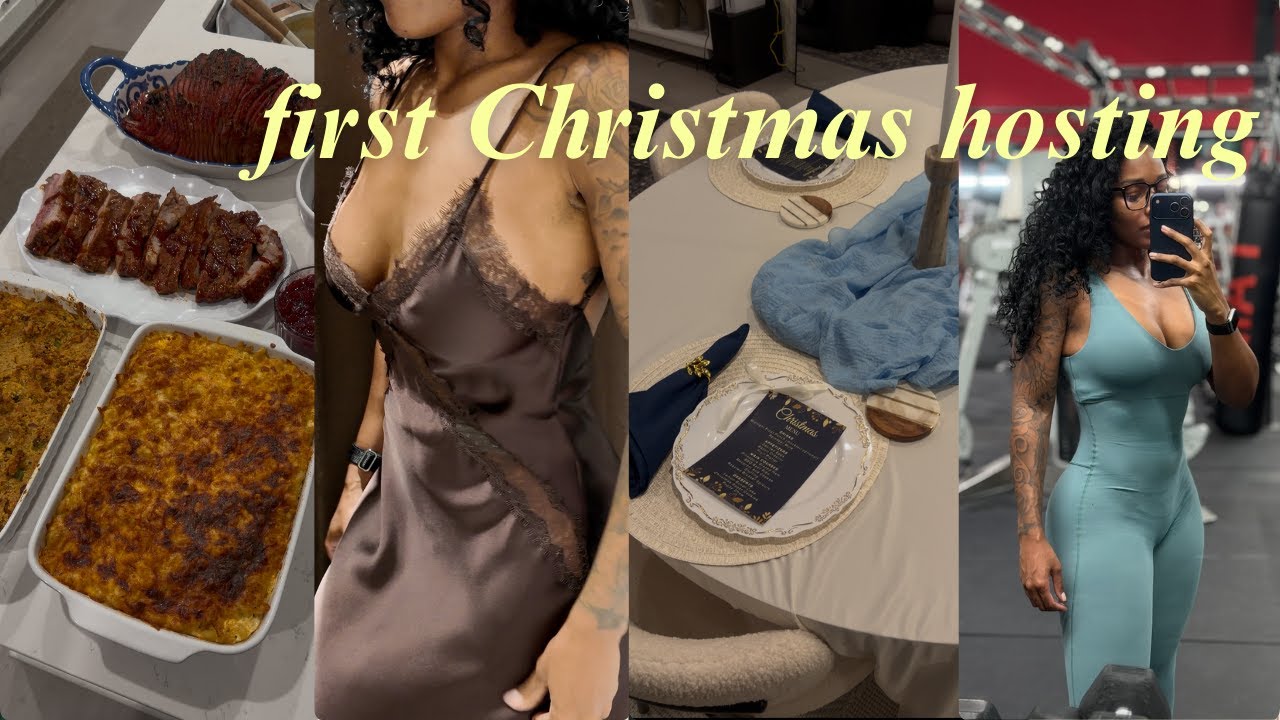 Мини-влог | Первое рождественское мероприятие | Готовка + подарки + покупки + украшение дома