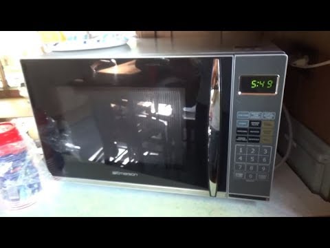 Emerson 1,100 Watts Microwave Oven Model MWG9115SL - YouTube