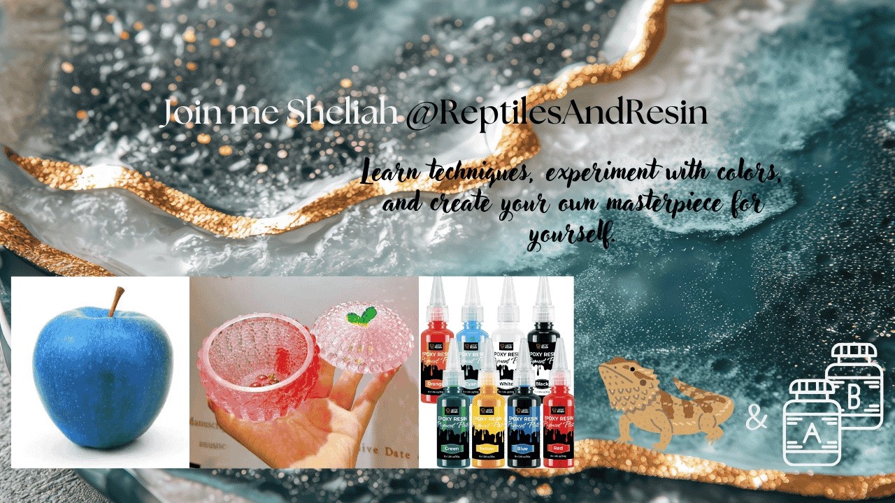 #729 Да, синие яблоки существуют, но не такие красивые, как это! @LETSRESIN @intoresin