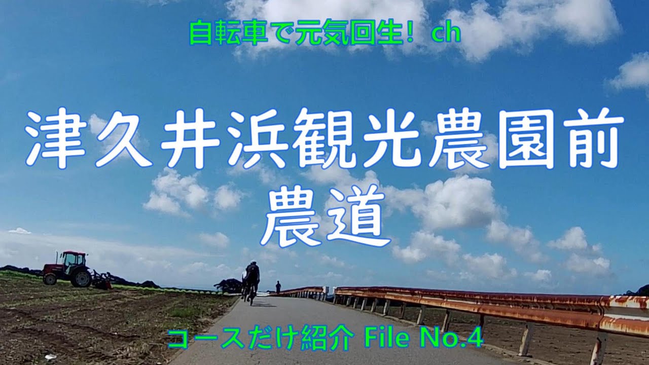 【三浦サイクリング】津久井浜観光農園前農道