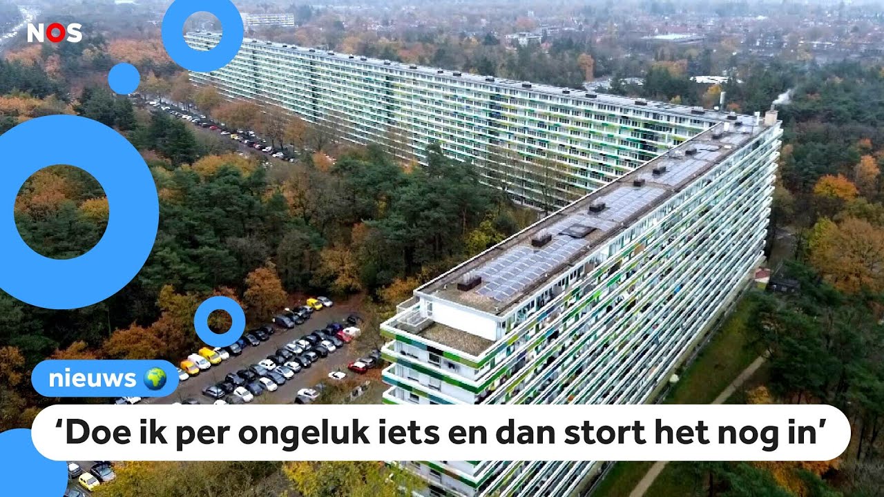 Grootste flat van Nederland is onveilig: maximaal drie mensen op een balkon