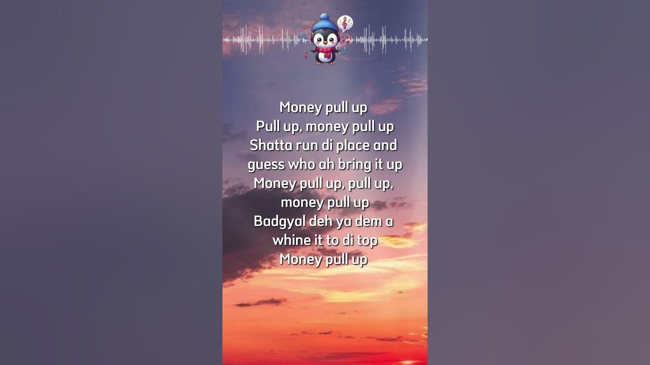 Money Pull Up Lyrics 🐧 #BlaizFayah #Maureen #MoneyPullUp #lyrics  #lyricvideo #song #music