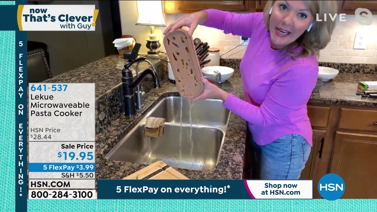 Lekue Microwaveable Pasta Cooker - YouTube