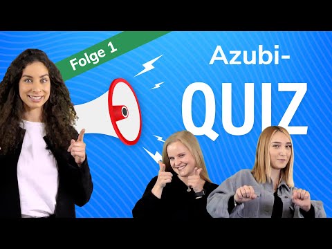 Startschuss für das Azubi-Quiz (Azubi-Quiz, Folge 1)