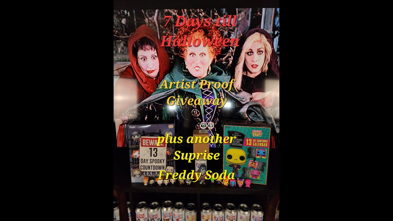 Nightmare before Christmas Halloween Countdown Day 7, Freddy Soda & AP Giveaway