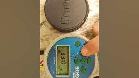 Sideways! Hunter Node Timer Battery Controller Irrigation Video 3of6 Start Time Setting Program NYC