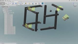 Fusion 360 - 3D Printer Frame Assembl