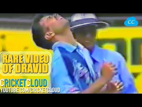 Rahul Dravid "THE WALL" Bowling & Got 2 Wicket in 1 Over - RARE VIDEO !!